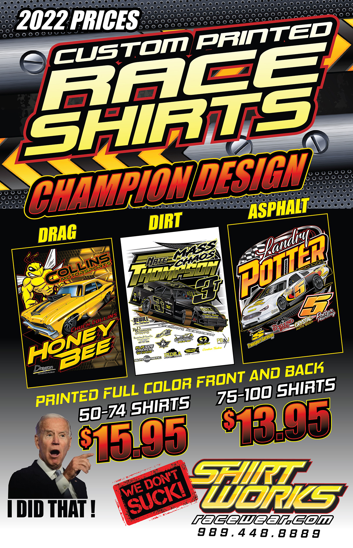 Design Request | Shirt Works Racewear